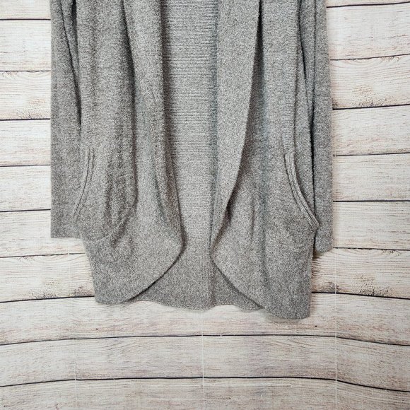 Barefoot Dreams Size Medium CozyChic Lite Style 452  Circle Cardigan Brown - Picture 3 of 16